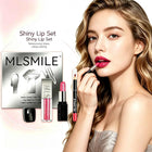 Shiny Lipstick Set, Glitter Moisturizing Lip Balm, Starry Shine Long-Lasting Lip Color, Luminous Glow Lip Makeup Cosmetics, Halloween Party Lip Gloss Kit for Women
