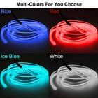 5m Neon LED Car Interior Lighting Strips 5V DIY Flexible EL Cold Light Line Tube Car Interior Decoration Lamp USB Strip