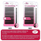 FADVAN YY Shape 6-15mm Lashes 2D 0.07/0.05mm Faux Mink C/D Curl Natural Soft Brazilian Premade Volume Fan Eyelashes Extension