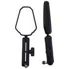 Universal Motorcycle Mirrors Angle Adjustable Folding Handlebar Side Mirror Compatible with Adventure Dirt Street Bike ATV