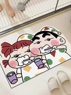 30*40cm Shower Room Water Uptake Mat Quick Drying Fashionable and Exquisite Cartoon Crayon Shin Chan Anime Anime Periphe