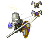 Medieval Military Soldiers Figures MOC Building Blocks Castle Black Eagle Wolf Octopus Griffin Ancient Knight Waffen Bricks Toys