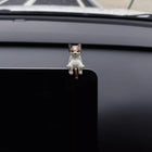 5pcs Cute Kitten Decoration Creative Sleeping Cat Doll Automobile Screen Ornaments Toys Cat Micro Landscape Decoration Gifts