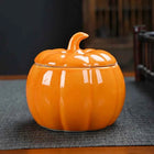 Simulated Pumpkin Tea Jar Ceramic Candy Jar Everything Goes Smoothly Wedding Seal Happy Candy Jar Home Decoration Ornament Gift