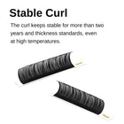 ARTSTAR 12 Rows/Tray False Eyelashes J B Curl 6-20mm Eyelash Extensions Matte Black Lashes Makeup Tool