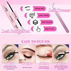 LASHVNNA Lash Clusters Kit With Waterproof Strong Hold DIY Lash Extension Kit Lash Bond And Seal And Eyelash Tweezers Makeup