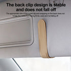 Universal Car Sunglasses Clip Card Ticket Holder Stand Fastener Pen Case Eyeglasses Sun Visor Car Accessories