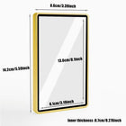 Aluminum Alloy Trading Card Case with Multicolor Gradient