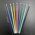 100PCS Crystal Micro Brush Disposable Lashes Removing Swab Mascara Wands Applicator Eyelash Extension Brushes Makeup Tools