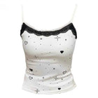 Y2K Tank Top Women Punk T-Shirt Harajuku Gothic Subculture Streetwear Vintage Kawaii Vest Effect Edgy Print Cat Tees Fashion