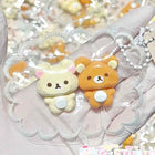 New Kawaii Two Bears Soft Squeeze Fidget Toy Stress Relief Toy Diy Ornament Relieve Adult Stress