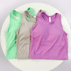 Breathable Sweat-Wicking Sports Sleeveless Tank Top, Ideal for Running, Fitness Training & Yoga
