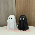 Cute Middle Finger Ghost Statue, Small Halloween Decor for Home, Centerpiece for Coffee Table, Adorable Horror Figure