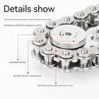 Metal Fidget Spinner Office Desk Toy Stress Relief Gears Hand Spinner for Adults Desk Decoration Home Decor Relieve Stress Relax