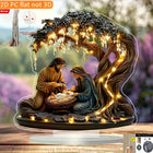 1PCS Jesus Scene Related Characters Home Decoration Crafts Newborn Desktop Decoration Statues Ideal Festival Decora Statues
