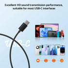 For Samsung Headphones HiFi Surround Sound In-ear USB Type C 3.5mm With Wire Control Wired Earplugs For Galaxy S24 S23 S22 Ultra