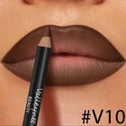 4pcs Lip Kit Set-3pcs Lip Liner+1pc Lip Glaze, Waterproof&Long-Lasting Matte Effect,Versatile for Casual & Formal Occasions,
