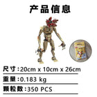 MOC Demogorgon Monster Building Blocks Vecna Clock Eleven Van Bricks Model Desktop Ornament Toys Fans Gifts