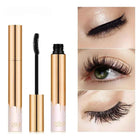 3D Mascara Lengthening Black Lash Eyelash Extension Eye Lashes Brush Beauty Makeup Long-wearing Gold Color Mascara