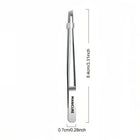 Stainless Steel Tweezers Tool Suitable for Eyebrow Eyelash Application Beard & Mustache Trimming False Eyebrow Applicator Gifts