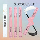 Lash Bond and Seal 10ml Individual Lashes Glue and Seal Super Strong Hold Lash Extension and Lash Glue Remover 5ml Tweezers Kit