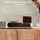 FiiO DM15 R2R/DM15 AKM Portable Stereo CD Player, High-Power Output, USB/CD HiFi Audio, HD Display