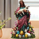 1PCS Jesus Scene Related Characters Home Decoration Crafts Newborn Desktop Decoration Statues Ideal Festival Decora Statues