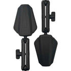 Universal Motorcycle Mirrors Angle Adjustable Folding Handlebar Side Mirror Compatible with Adventure Dirt Street Bike ATV