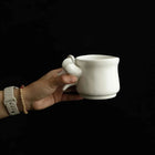 Simple Spine Coffee Cup Skeleton Ceramic Mug Desktop Decorative Pen Holder Ornaments Cute Coffee Cups Creative Gift for Friends