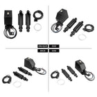 Motorcycle Black Rear Air Ride Suspension Kits For Harley Touring Road Glide Ultra Limited Electra Street Glide Road King 94-25