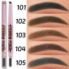 2 in1 Eyebrow pencil professional Cosmetics makeup for women 5 Colors Waterproof Eyebrow Tattoo brush Long Lasting eyebrow pen