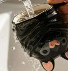 Creative cartoon bat ceramic mug, three-dimensional water cup, Halloween funny coffee cup, student dormitory cup