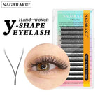 NAGARAKU YY Shape Hand Woven Premium Eyelashes Extension