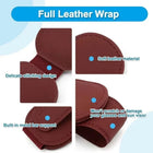Sunglasses Holder Is Suitable for Car Sun shades Magnetic Leather Sunglasses Clip and Ticket Clip Car Sunshade Accessories