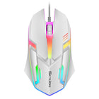 F1 Wired 3 Keys Mouse Colorful Lighting Gaming and Office For Microsoft Windows and Apple IOS System