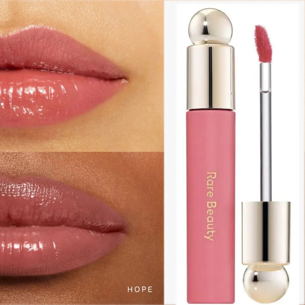Rare Beauty Lip Oil Stain Hope Happy Wonder Sereint Honest Lip Gloss Delight Hope Happy Wonder Joy Liquid Blush Makeup Cosmetics