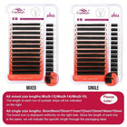 FADVAN 5D-W Shaped 0.07 D Curl Eyelash Extensions Natural Faux Mink Lash Soft Light Professional Premade Volume Fan Eyelashes