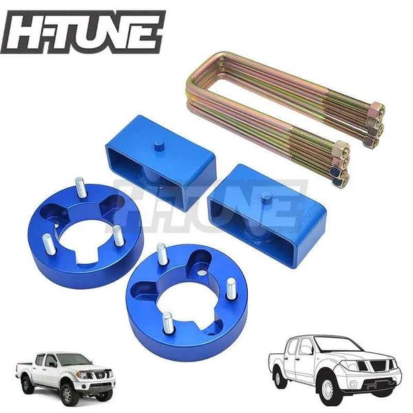 H-TUNE 4x4 Suspension Block Lift Kits Raise 2.5" Front + 2" Rear for NAVARA D40 4WD 05-14