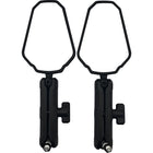 Universal Motorcycle Mirrors Angle Adjustable Folding Handlebar Side Mirror Compatible with Adventure Dirt Street Bike ATV