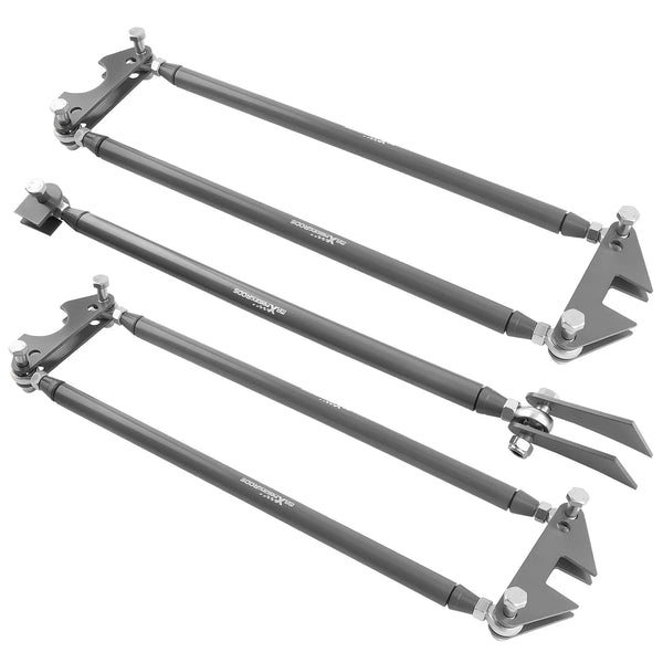 Weld-On Parallel 4 Link Suspension Kit 24" Steel Bars For Rod Rat Truck Classic