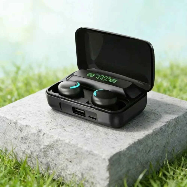Wireless Earphones LED Dislpaly Binaural TWS Wireless Bluetooth Headset Noise Reduction Bluetooth Headphones