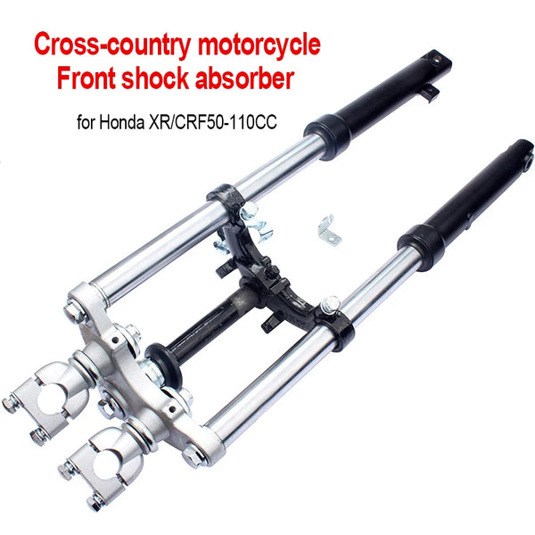 Motorcycle Front Shock Absorber For Honda CRF/XR 50-110CC Fork Spring Stock Suspension Set Kit Electric Scooter Dirt Bike Moto