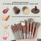 Professional Makeup Brush Set - Soft Fluffy Kabuki & Blending Brushes for Foundation, Powder, Eyeshadow | Beauty Tools Kit