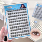 Gege Bear Sunflower False Eyelashes: Fairy Big Eyes, Trilogy False Eyelashes, Natural No-Adhesive, Easy for Beginners
