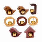 Japanese Wooden Wind Chimes Wireless Doorbell Hanging Decorations Entrance Door Bell Decorative Wind Bell for Home Opening