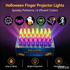 36PCS Halloween LED Finger Lights Neon Party Favors Glow in the Dark Rave Party Supplies Goodie Bag Stuffers Box Prizes