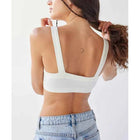 Knitted Cotton Women'S Tube Top Stretchy Ribbed Sleeveless Streetwear Slim White Crop Tops Sexy Summer Tops Cami Femme