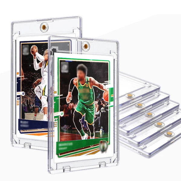 Magnetic Clear Card Holder by Sharp Corners