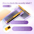 NAGARAKU Air Series Classic Individual Eyelash Extension 5th Generation Exculsive Material Nature Soft Light Matte Black