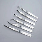 VETUS Original New MTS Series Silver Tweezers for Eyelash Extensions Stainless Steel Hyper Fine Tip Anti Static ESD Tweezers